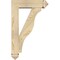Ekena Millwork Funston Arts and Crafts Rough Sawn Bracket w/ Offset Brace, Douglas Fir, 6"W x 20"D x 32"H BKT0604X20X32FST03RDF - alternate 2